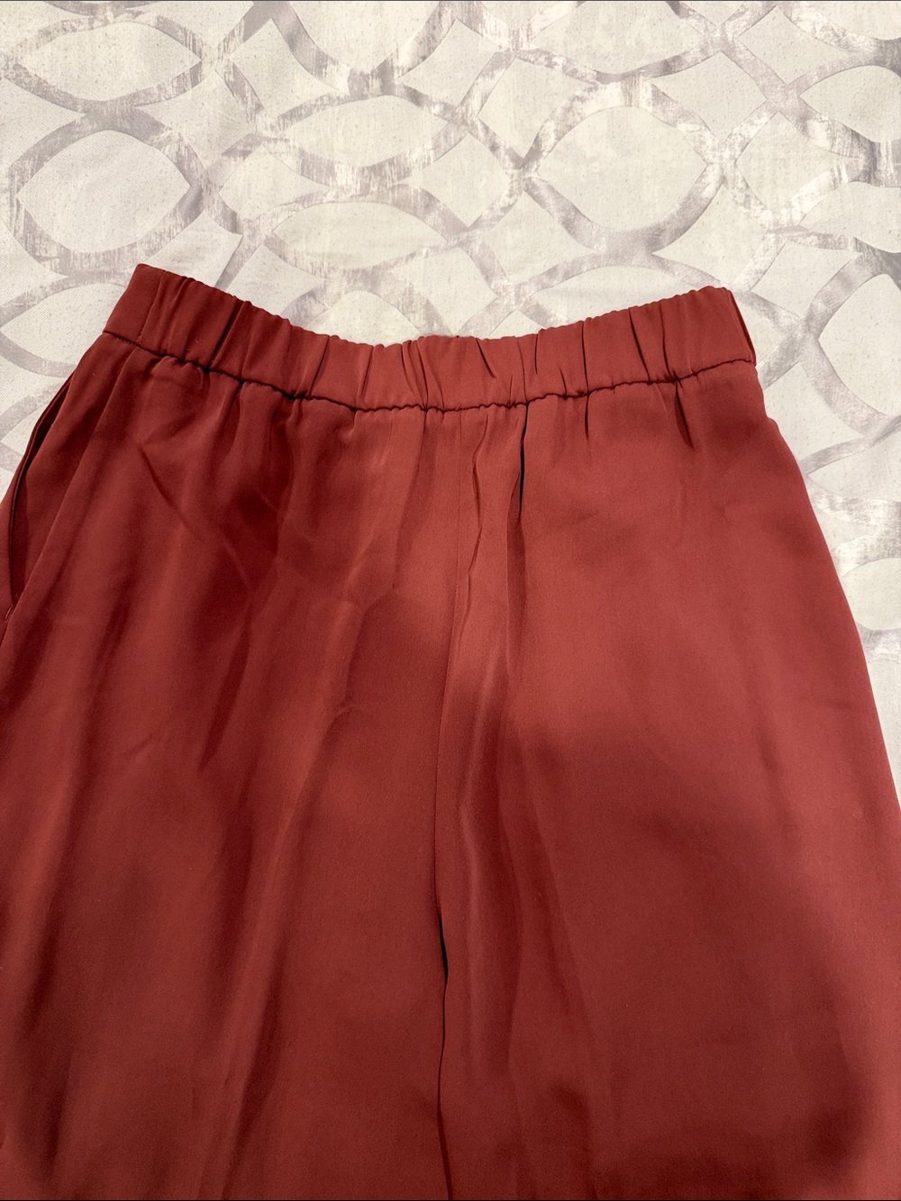 Express Women's Two-Piece Blazer and Wide-Leg Pants - Rust - Picture 7 of 8